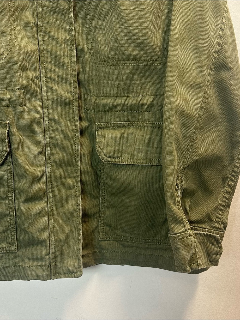Madewell Olive Utility Field Jacket Large - Picture 6 of 13